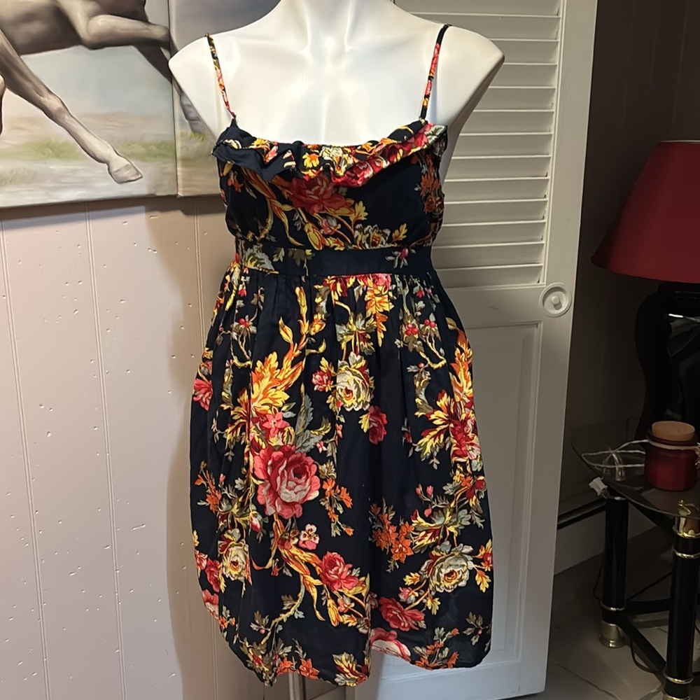 Floral Spaghetti Strap Dress